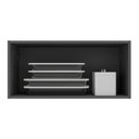 Ver imagem 2 de Armário de Cozinha Aéreo com 1 Porta Basculante 70cm Milano Multimóveis Mp2392 Cinza