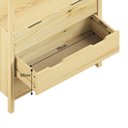 Ver imagem 5 de Cômoda Infantil Montessori Madeira com Arara 3 Gavetas Amira Idimex