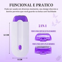 Depilador Aparelho Remove Pelos Íntimos sem Dor Portátil - 9