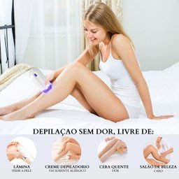 Depilador Aparelho Remove Pelos Íntimos sem Dor Portátil - 2