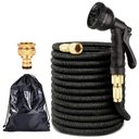 Ver imagem 1 de Mangueira 30 Metros Retrátil Flexível Expansível Reforçada:preto