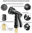 Ver imagem 2 de Mangueira 30 Metros Retrátil Flexível Expansível Reforçada:preto