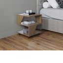 Ver imagem 2 de Mesa de Centro Decorativa com Rodizio P/ Sala de Estar e Quarto - Poquema