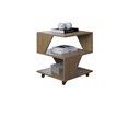 Ver imagem 3 de Mesa de Centro Decorativa com Rodizio P/ Sala de Estar e Quarto - Poquema