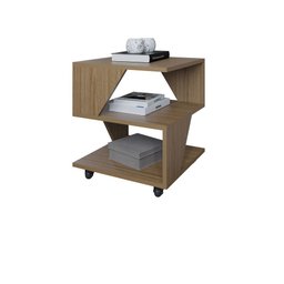 Mesa de Centro Decorativa com Rodizio P/ Sala de Estar e Quarto - Poquema - 4