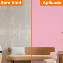 Ver imagem 2 de Kit 10 Metros de Papel de Parede Lavavel Textura Casca Rosa Claro