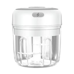 Mini Processador Elétrico Triturador Alho Recarregável Usb - 2 Mini Processador Elétrico Triturador Alho Recarregável Usb - 2