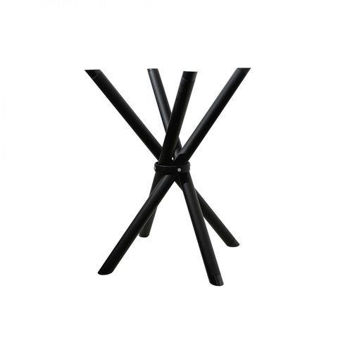 Base em Aço 75cm x 66cm 4 Pés para Mesa Preto