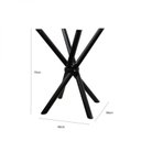Ver imagem 2 de Base em Aço 75cm x 66cm 4 Pés para Mesa Preto