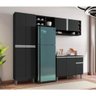 Cozinha Ambiente Vanessa - Palladium Decor Cor Preto - 1