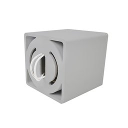 Spot Sobrepor 2390 Direcionável Quadrado 7x7cm Gu10 p/ Dicroica Par16 Cinza - 3