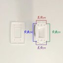 Ver mais imagens de 3X Luminária Parede Branco Balizador Step LED 2W CX 4x2 Opus ST2529