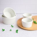 Ver imagem 5 de Ramequim Mini Porcelana Branco Forno 55ml 6cm