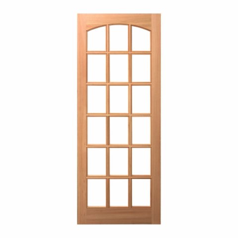 Folha de Porta Maciça em Eucalipto Acabamento Natural 210x72cm PM13 Formosa Cruzeiro Portas