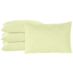 Fronha Travesseiro Quarto Sala Algodão Percal 150 Fios 02 Un:palha - 1