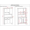 Ver imagem 2 de Kit Cozinha 6 Portas Apolo Freijó Gris - Kits Paraná