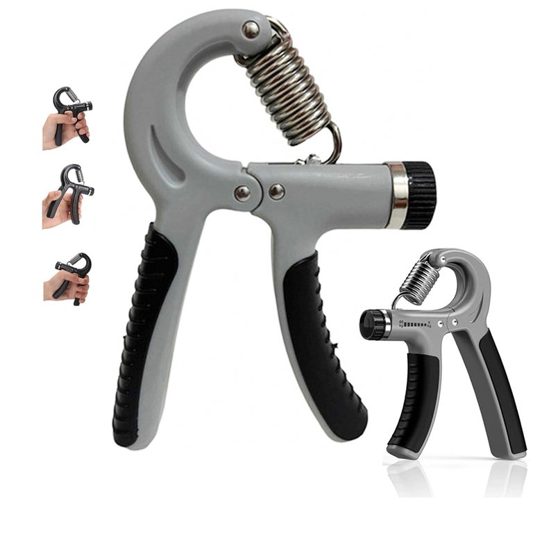 Aperto de Mao Hand Grip Exercicio Mao Punho Braço Antebraço Mola Fortalecimento Fitness Regulavel Aj