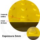 Ver imagem 4 de 10 Pisos Tátil Alerta Amarelo Pvc 25x25 + 1 Cola 750g