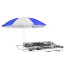 Ver imagem 2 de Carrinho de Salada de Frutas Açaí Guarda Sol e Rodas Maciças Cefaz