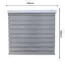 Ver imagem 2 de Persiana Zebra Prime 160larg X 160alt Mescla Cinza