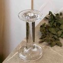 Ver imagem 4 de Castiçal para Vela de Vidro Creta 9x9x18,5 Cm Wolff