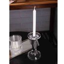 Ver imagem 1 de Castiçal para Vela de Vidro Creta 9x9x18,5 Cm Wolff