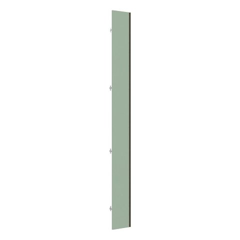 Porta para Closet Individual 25cm com Puxador Perfil Inox Luciane Móveis