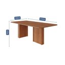 Ver imagem 3 de Mesa de Jantar Mesa sem Vidro 8 Lugares 100% MDF 210cm Eva Yescasa Cinamomo