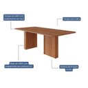 Ver imagem 4 de Mesa de Jantar Mesa sem Vidro 8 Lugares 100% MDF 210cm Eva Yescasa Cinamomo