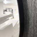 Ver imagem 3 de Trio Espelho Orgânico Decorativo Com Moldura De Couro Cor Preta