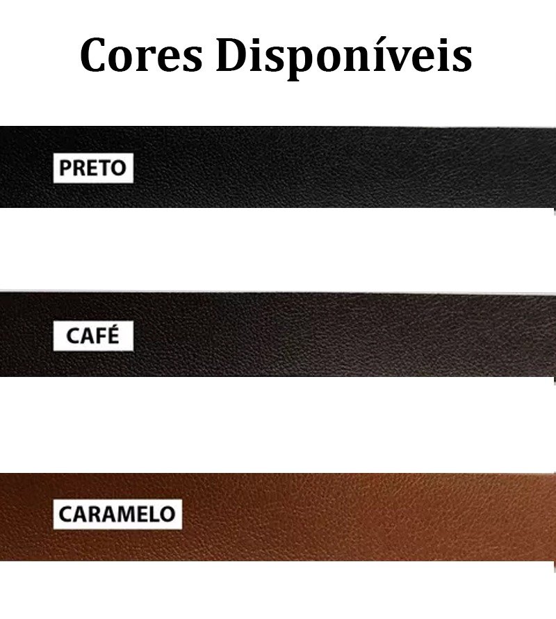 Trio Espelho Orgânico Decorativo Com Moldura De Couro Cor Preta - 9