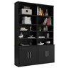 Estante para Livros 4 Portas  Moderno - 2