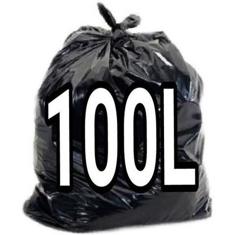 Sacos para Lixo 100 Litros 500 Unidades