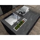 Ver imagem 3 de Calha Seca Kitchen Sobrepor Porta Utensílios e Temperos 57cm Aço Inox Escovado
