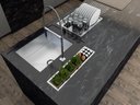 Ver imagem 3 de Calha Seca Kitchen Sobrepor Porta Utensílios e Temperos 57cm Aço Inox Escovado