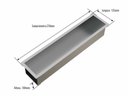 Ver imagem 4 de Calha Seca Kitchen Sobrepor Porta Utensílios e Temperos 57cm Aço Inox Escovado