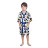 Roupão Quimono Felpudo Infantil Lepper Batman Tam Pp Branco - 1
