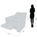 Ver imagem 5 de Poltrona do Papai Reclinável Elétrica Mx-40 Veludo Porsche 