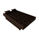 Ver imagem 4 de Sofá Cama Reclinável 3 Lugares Laila