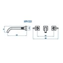 Ver imagem 2 de Torneira Misturador de Parede Banheiro Bella Clássica 222 Fani