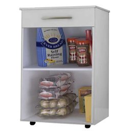 Balcão Multiuso para Cozinha Juliana 2 Portas Branco Flex Ajl - 3 Balcão Multiuso para Cozinha Juliana 2 Portas Branco Flex Ajl - 3