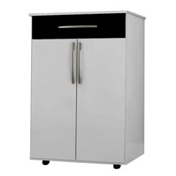 Balcão Multiuso para Cozinha Juliana 2 Portas Branco Flex Ajl - 4 Balcão Multiuso para Cozinha Juliana 2 Portas Branco Flex Ajl - 4