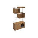Ver imagem 2 de Estante p/ Quarto Solteiro Cama Pet p/ Cão e Gato LI060 Branco Kappesberg