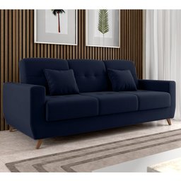 Sofá Cama 3 Lugares com Baú Pâmela  - 1