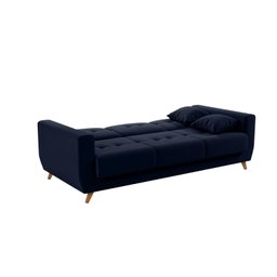 Sofá Cama 3 Lugares com Baú Pâmela  - 2