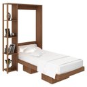 Ver imagem 1 de Cama Retratil De Parede Solteiro CM8013 Amendoa Tecno Mobili
