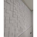Ver imagem 1 de KIT 4 Placas Decorativas De Pvc 3d Revestimento 50cm X50cm