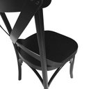 Ver imagem 2 de Kit 4 Cadeiras Gourmet Cozinha Sala Jantar Restaurante Preta