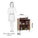 Ver imagem 3 de Balcão De Cozinha C/Tampo 80cm 2 Portas 1 Prateleira Isa