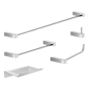 Ver imagem 5 de Kit de Acessórios para Banheiro Escovado 5 Peças 2180tr Grego Metal